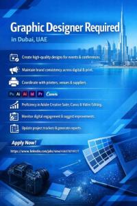 Graphic Designer Required in Dubai