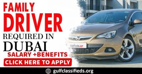 FAMILY DRIVER REQUIRED IN DUBAI