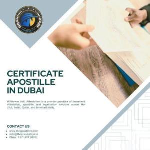 Certificate Apostille in Dubai