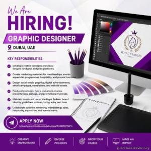 Graphic Designer Requried in Dubai