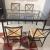 Dining Set with Table and Four Chairs for sale