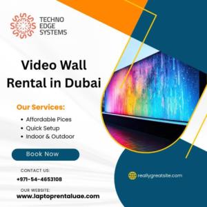Video Wall Rental Dubai for Corporate Events