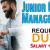 Junior Client Manager Required in Dubai