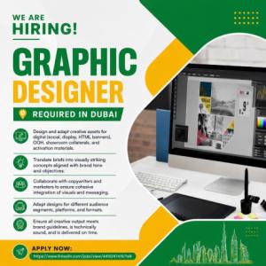 Graphic Designer Required in Dubai