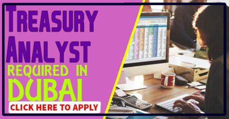 Treasury Analyst Required in Dubai