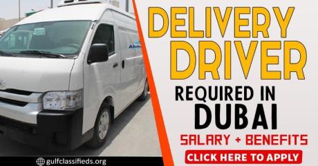 DELIVERY DRIVER REQUIRED IN DUBAI
