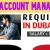 Sr. Account Manager Required in Dubai