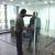 SHOWER/OFFICE Glass Partition ,Sand Blasting, Lamination Film installation call