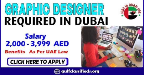 GRAPHIC DESIGNER REQUIRED IN DUBAI