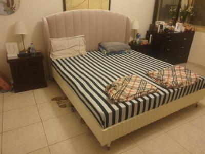 King Size Bed with 2 side tables