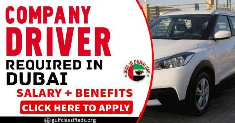 COMPANY DRIVER REQUIRED IN DUBAI