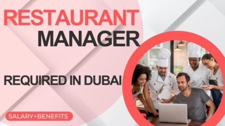 Restaurant Manager Required in Dubai