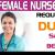 Female Nurse Required in Dubai