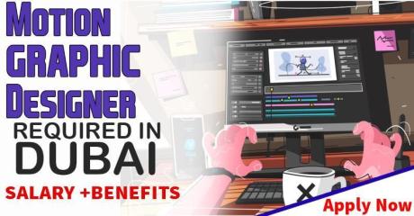 Motion Graphic Designer Required in Dubai