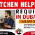 KITCHEN HELPER REQUIRED IN DUBAI