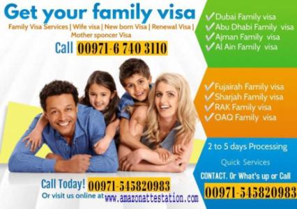 Family visa service in Ajman