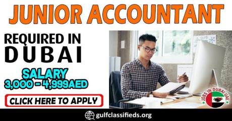 JUNIOR ACCOUNTANT REQUIRED IN DUBAI