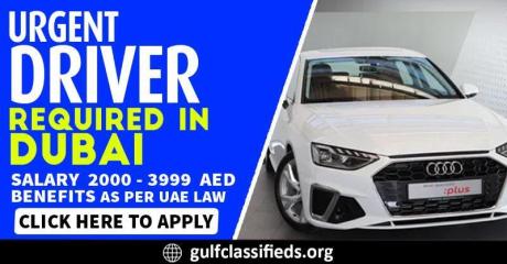 URGENT DRIVER REQUIRED IN DUBAI