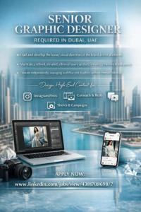 Senior Graphic Designer Required in Dubai