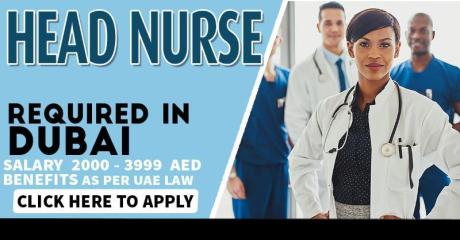 Head Nurse Required in Dubai