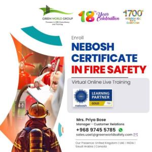 Master Fire Safety Standards: NEBOSH Certification in Oman