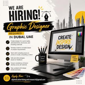 Graphic Designer Required in Dubai