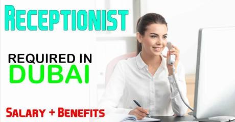 Receptionist Required in Dubai