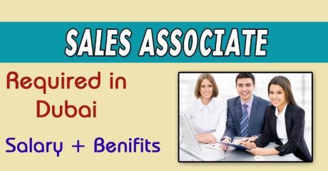 Sales Associate Required in Dubai