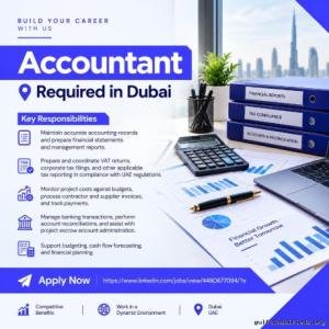 Accountant Required in Dubai