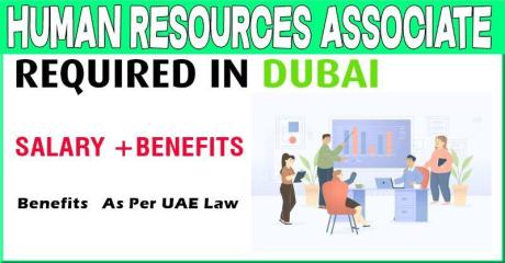 Human Resources Associate Required in Dubai