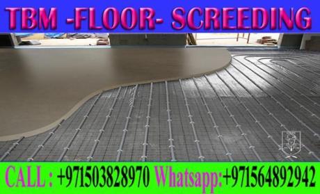 Micro cement floor Screeding Company Ajman Dubai Sharjah
