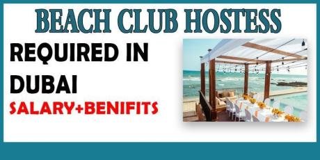 Beach Club Hostess Required in Dubai