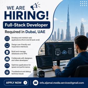 Full-Stack Developer Required in Required