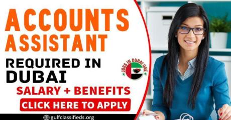 ACCOUNTS ASSISTANT REQUIRED IN DUBAI