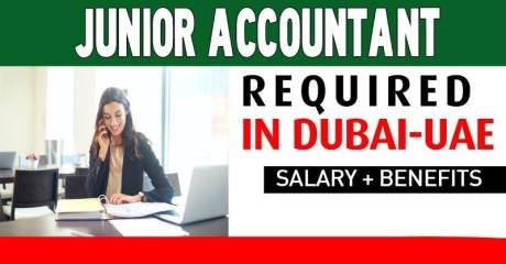 Junior Accountant Required in Dubai