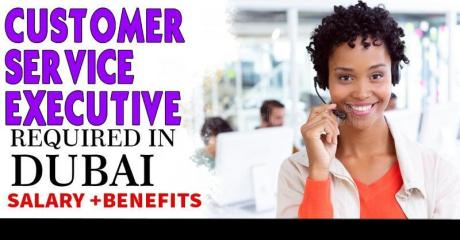 Customer Service Executive Required in Dubai