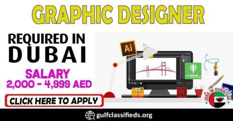 GRAPHIC DESIGNER REQUIRED IN DUBAI