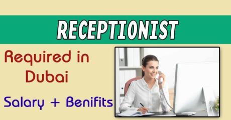 Receptionist Required in Dubai