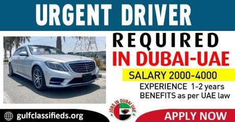 URGENT DRIVER REQUIRED IN DUBAI