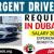 URGENT DRIVER REQUIRED IN DUBAI