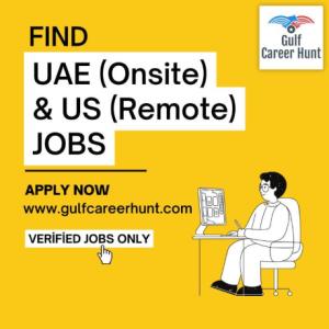 12x NEW Jobs Posted for UAE and REMOTE US location