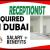 Receptionist Required in Dubai