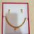 Gold plated elegant necklace set with earrings