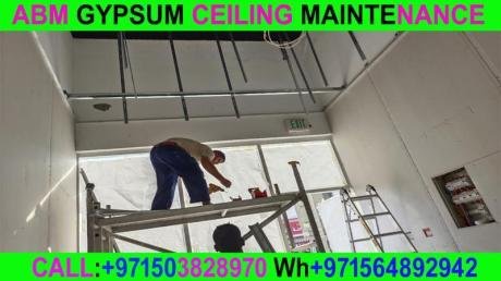 Gypsum ceiling contractor in Umm Al Quwain Dubai Sharjah