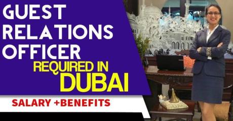 Guest Relations Officer Required in Dubai