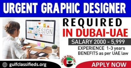URGENT GRAPHIC DESIGNER REQUIRED IN DUBAI
