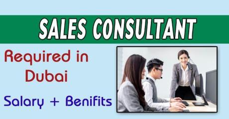 Sales Consultant Required in Dubai