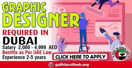 GRAPHIC DESIGNER REQUIRED IN DUBAI