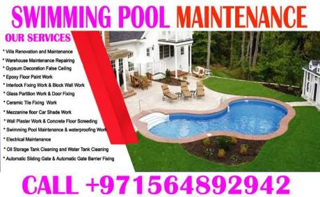 Swimming Pool Renovation Maintenance in Dubai Ajman Sharjah Ras Al khaima
