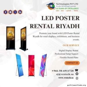 Why Are LED Posters a Smart Choice for Riyadh Businesses?